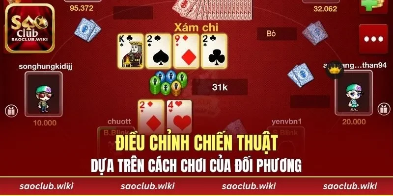 Điều chỉnh chiến thuật dựa trên mẹo chơi của đối phương